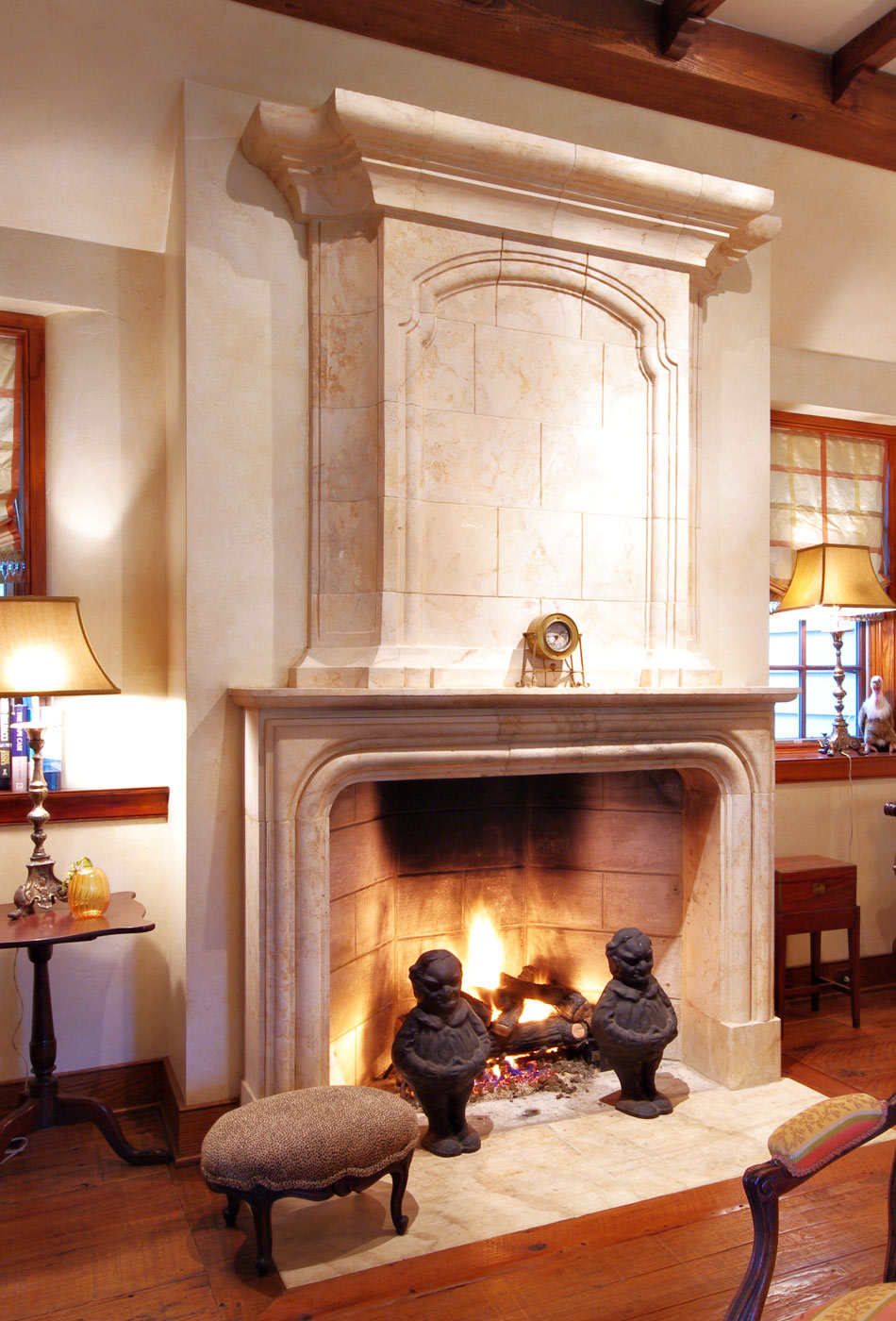 fireplace detail