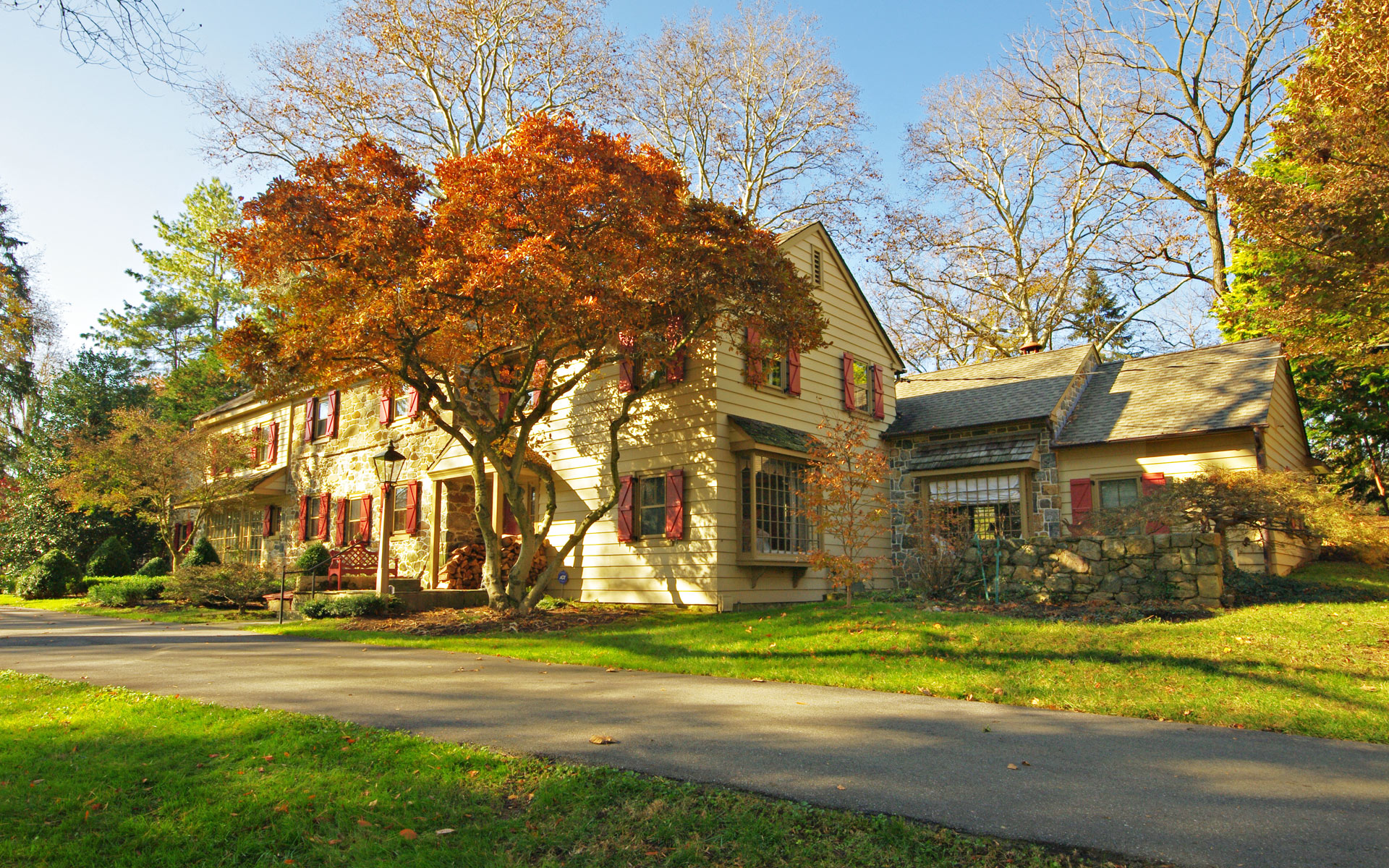 Finished house from front