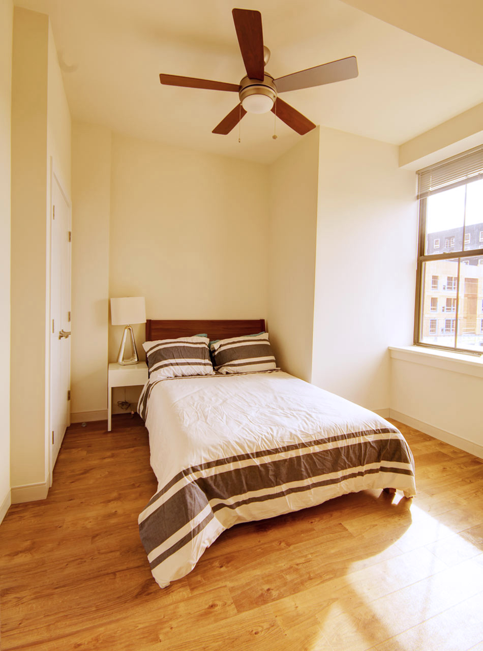 typical apartment bedroom