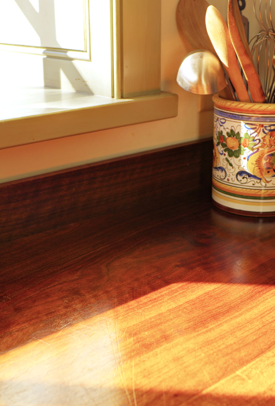 black walnut counter top