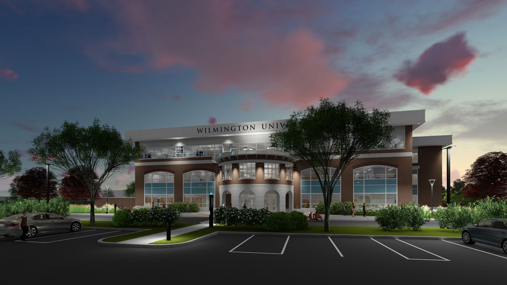 Wilminton University new building front view